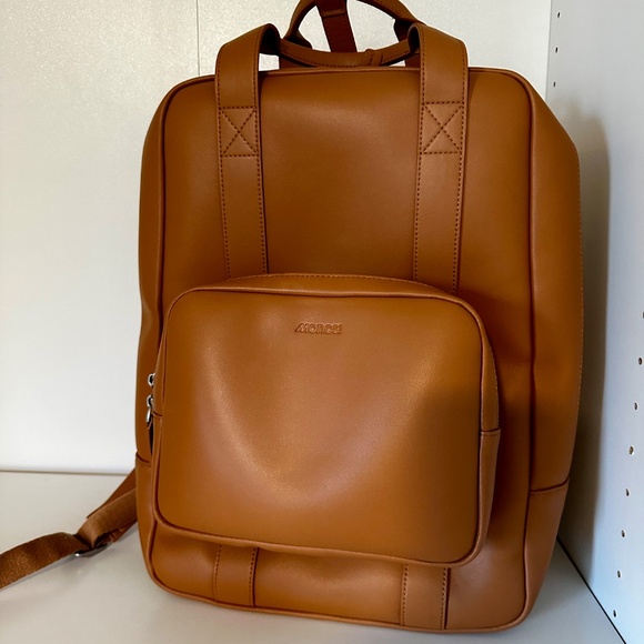 Monos Metro Backpack - Saddle Tan (Vegan Leather) - Picture 1 of 11